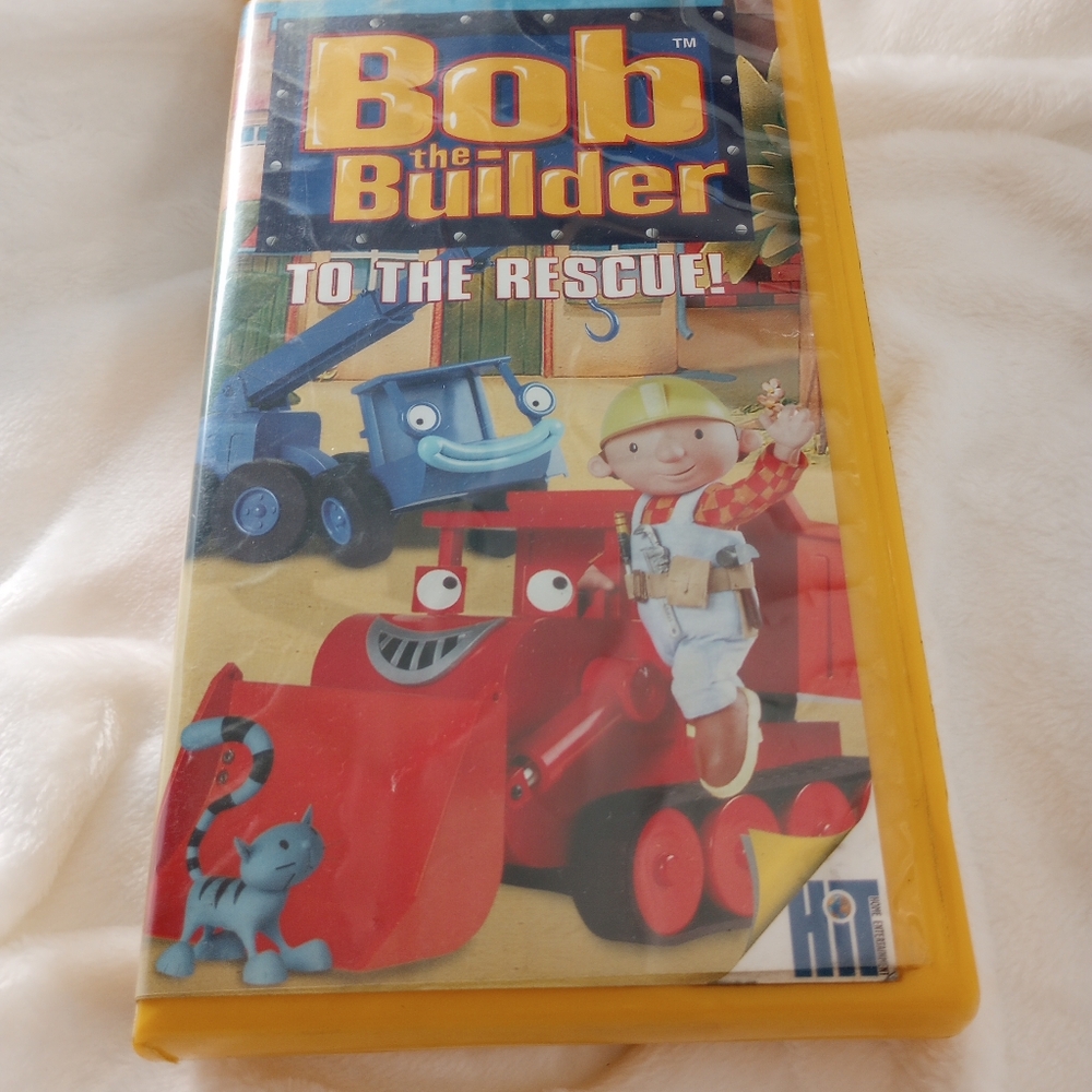 Bob The Builder To The Rescue Animation Cartoon VHS  VCR Tape Hit Entertainment